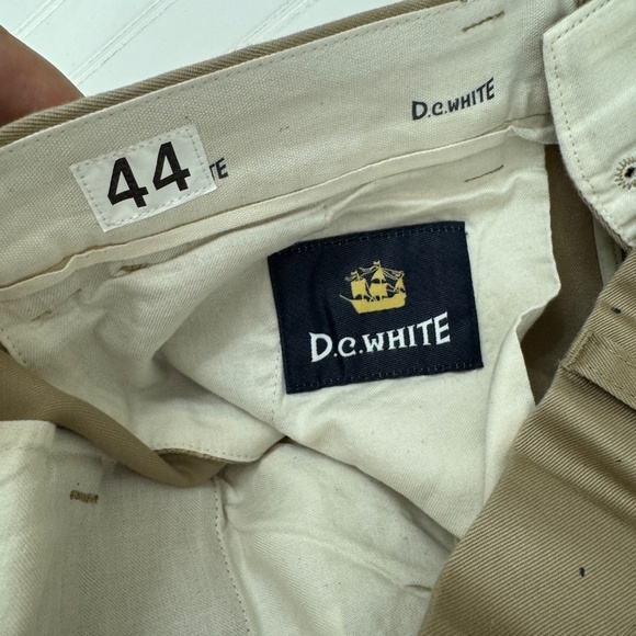 NEW D.C. White Painted West Point Officer Pant Designer Size 44 READ - Picture 6 of 10